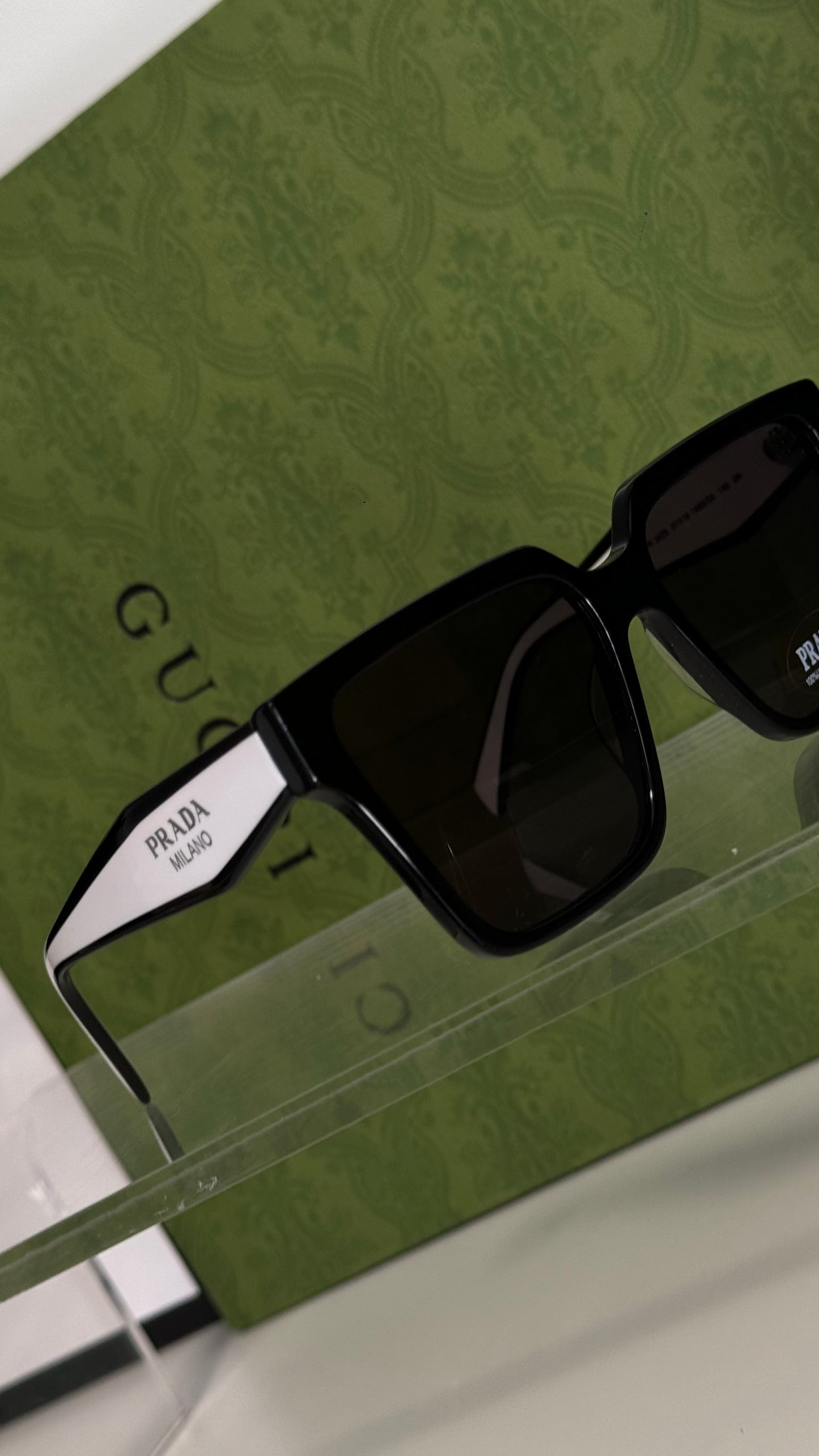 B&W Prada sunnies