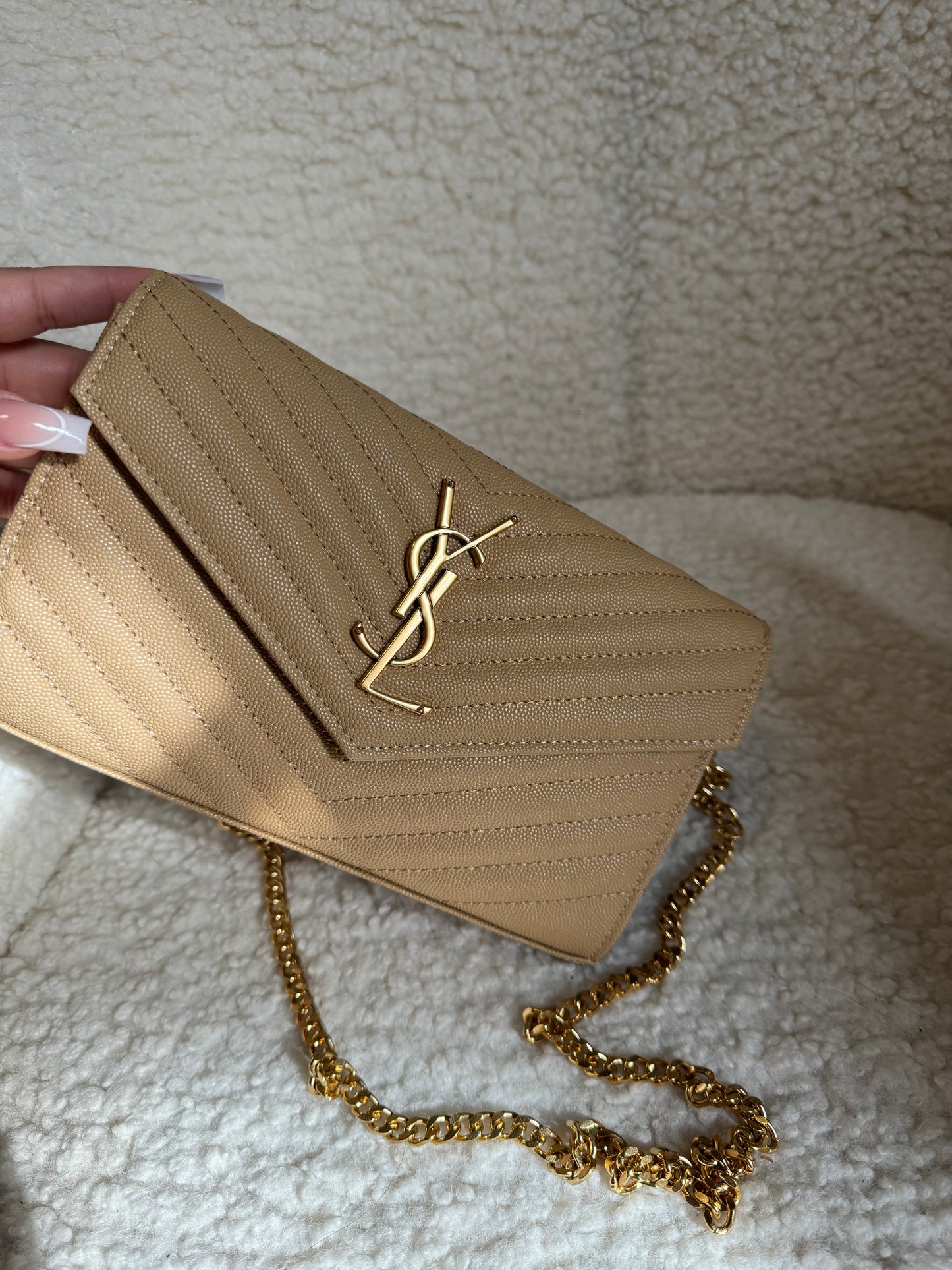 Nude ysl wallet on chain