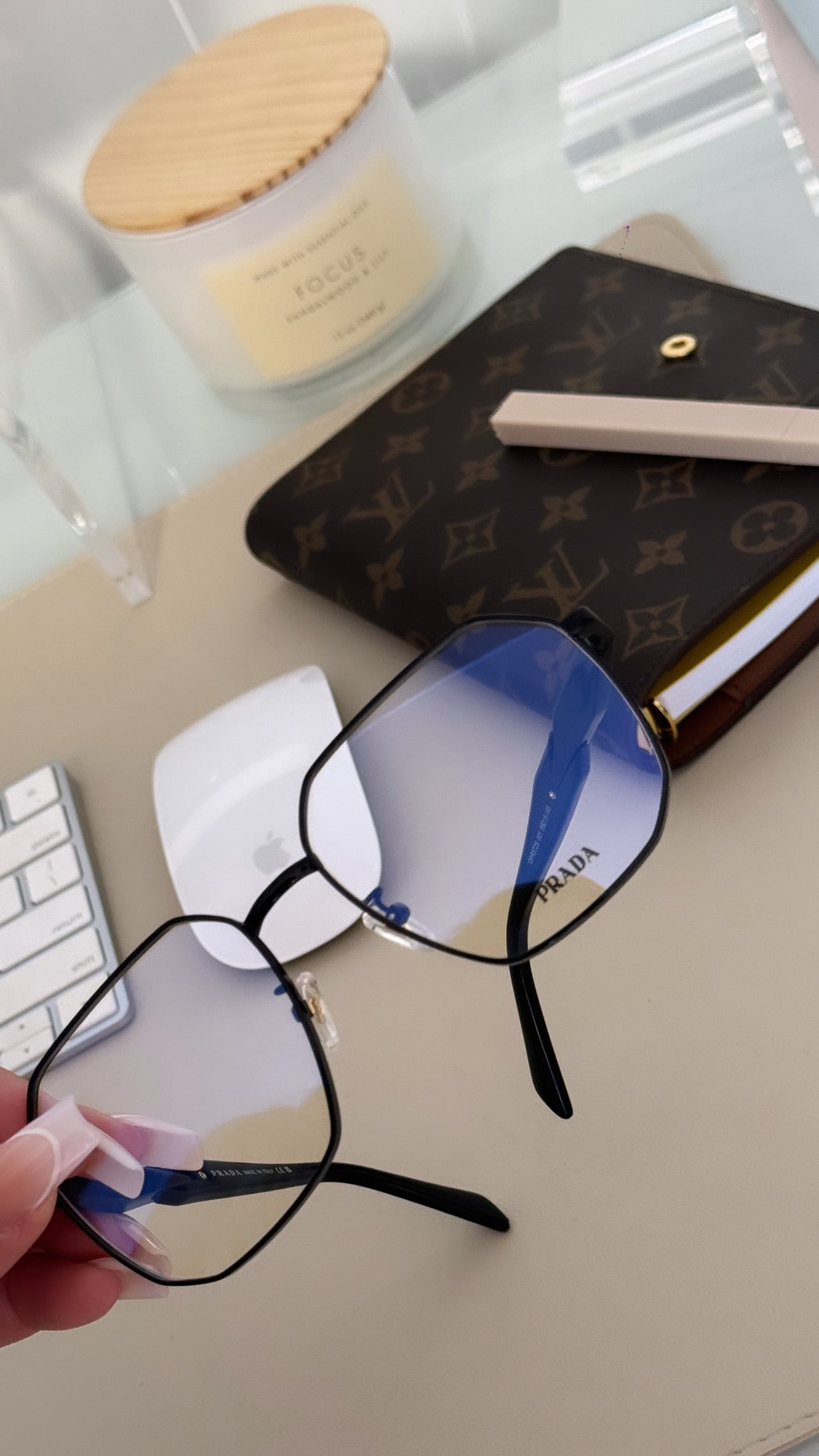 Prada blue light glasses