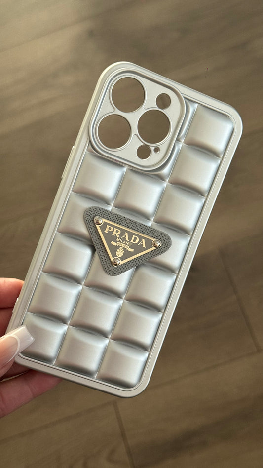 Metallic Prada case