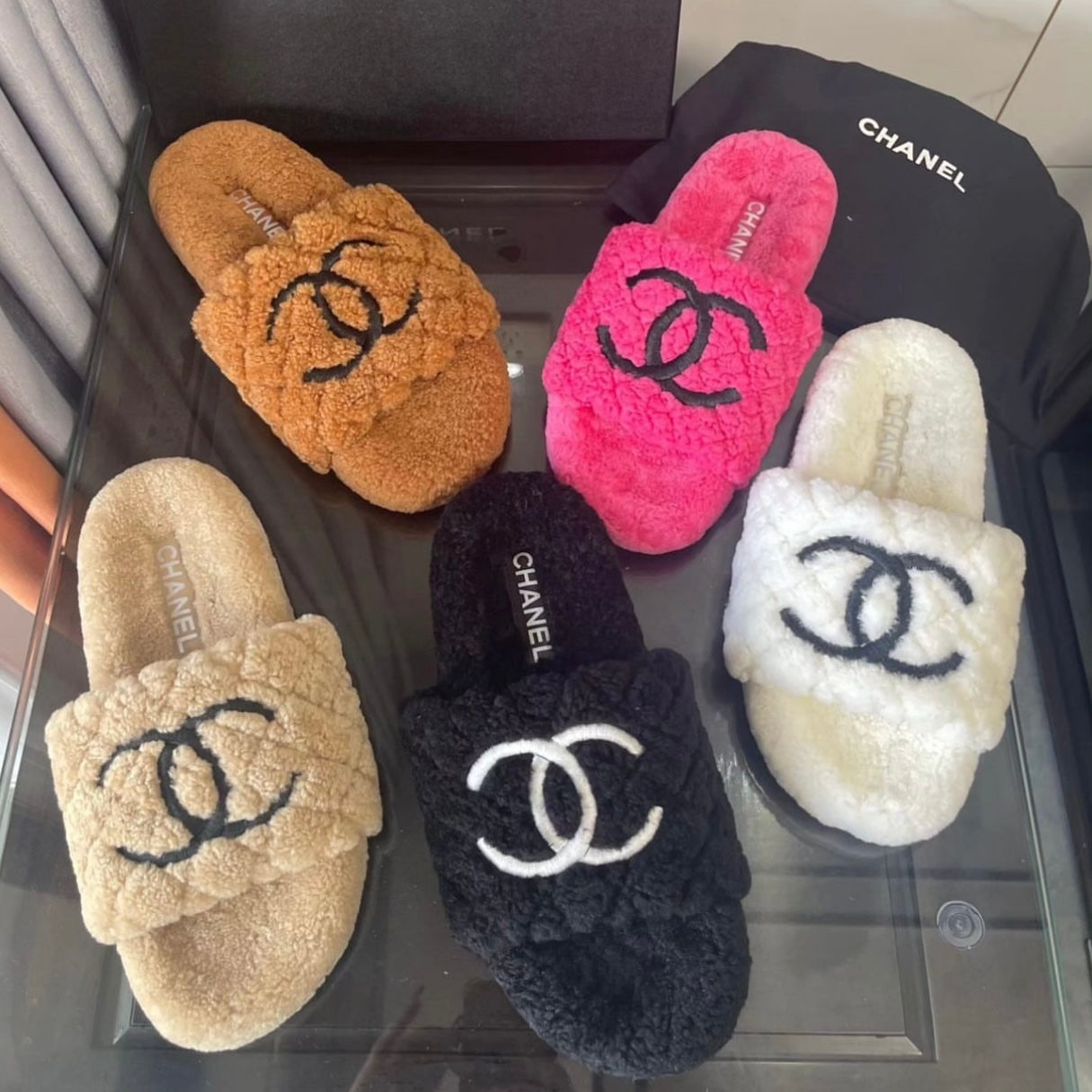 Cc quilted slipper