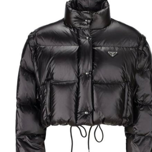 Prada cropped puffer