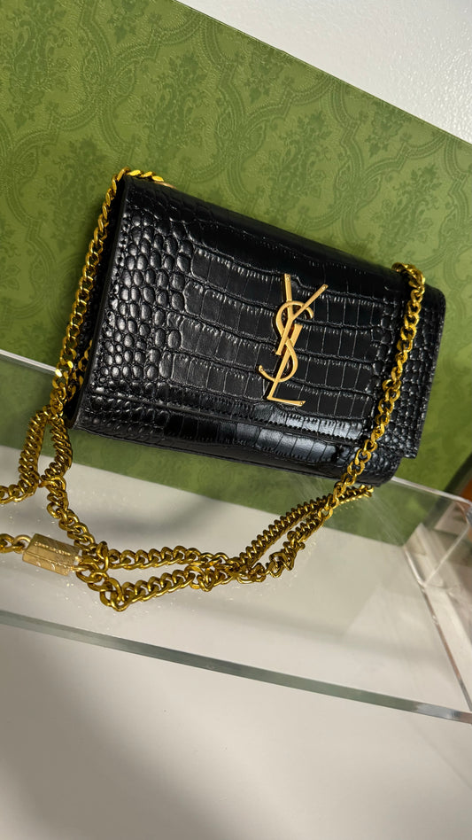 Croc ysl black