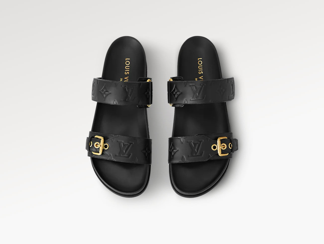 Pre order black lv mule