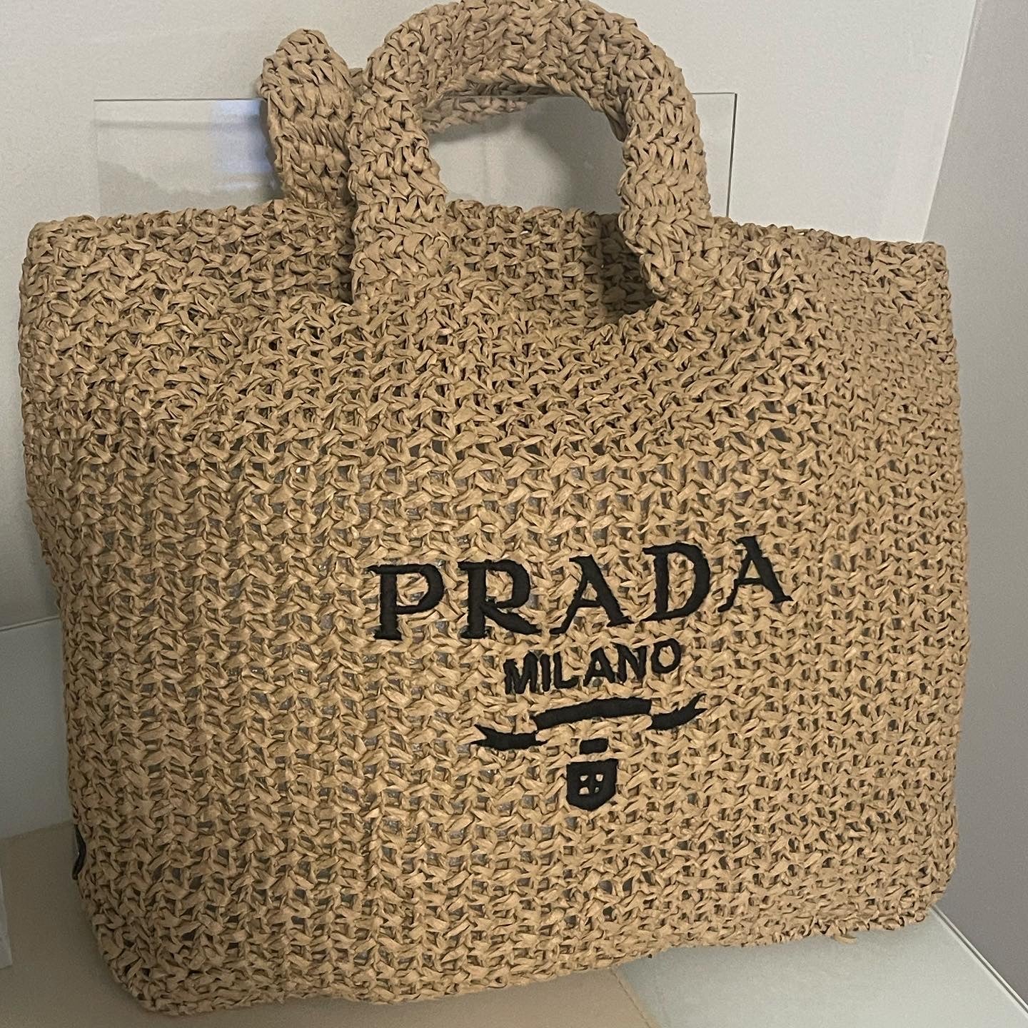 Prada beach tote pre order