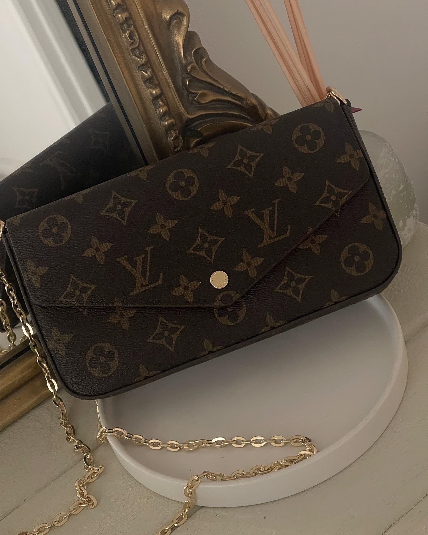 Monogram crossbody