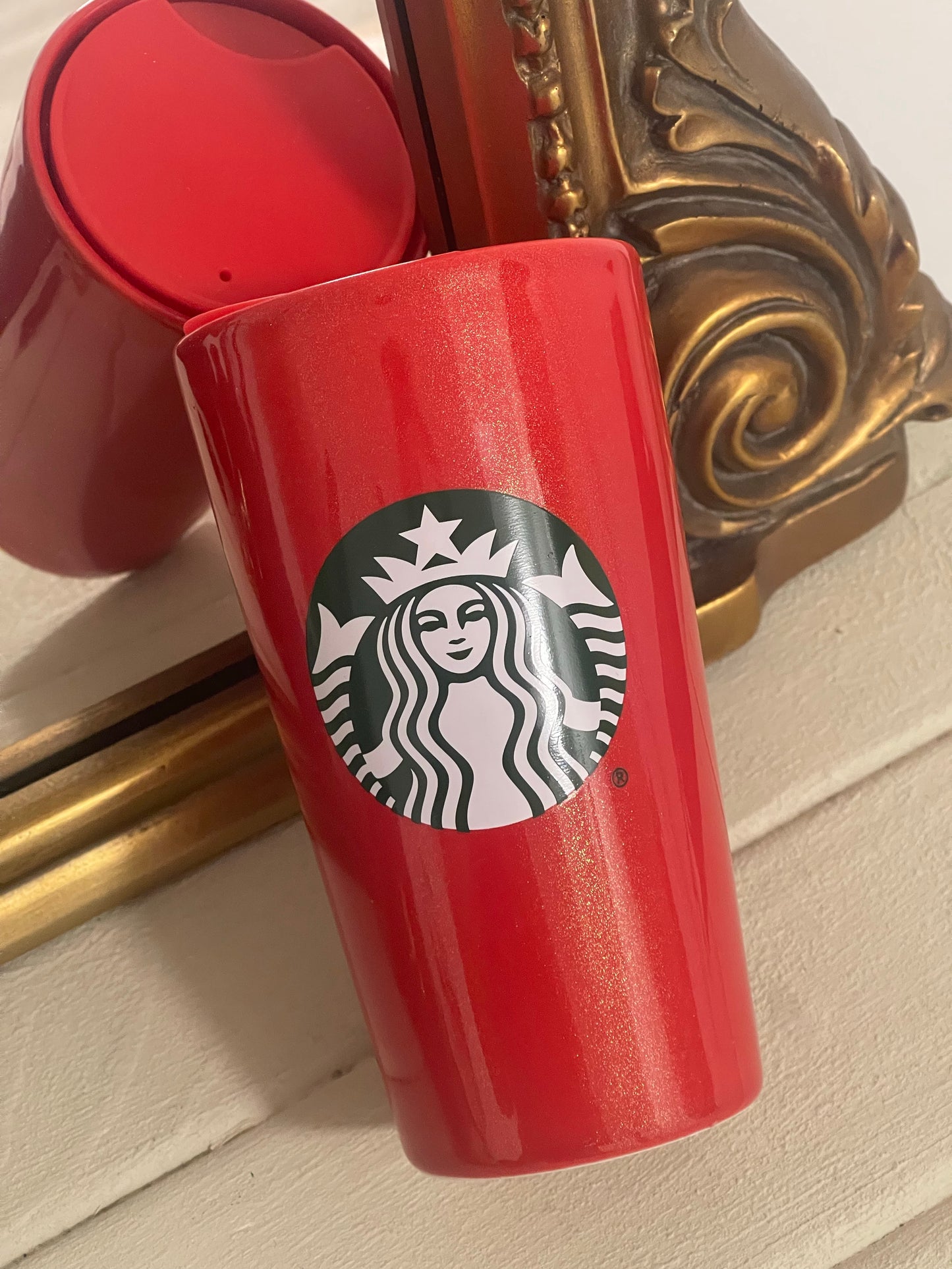 Red Starbucks hot cup