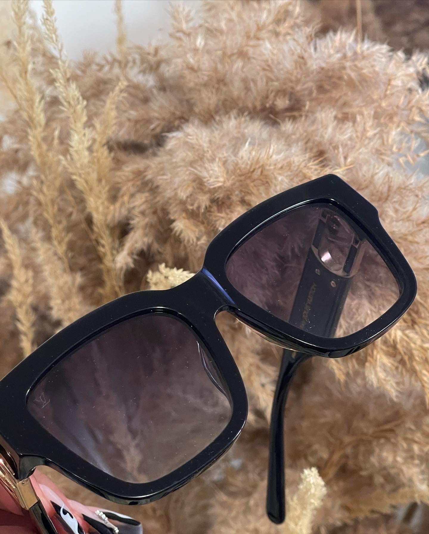 Lv black and gold sunnies