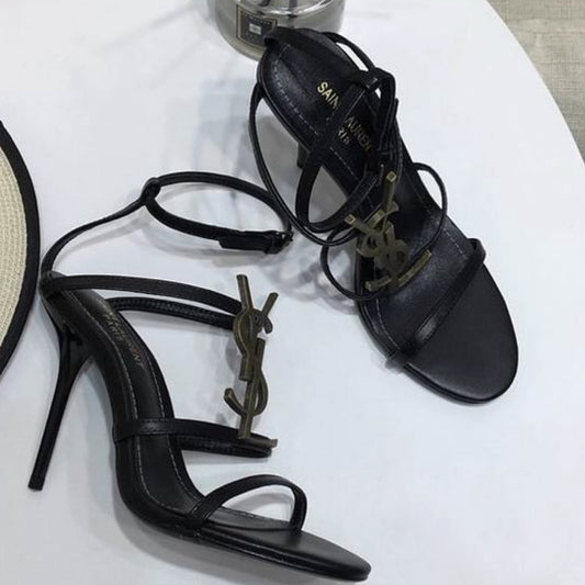 Black ysl heels pre order