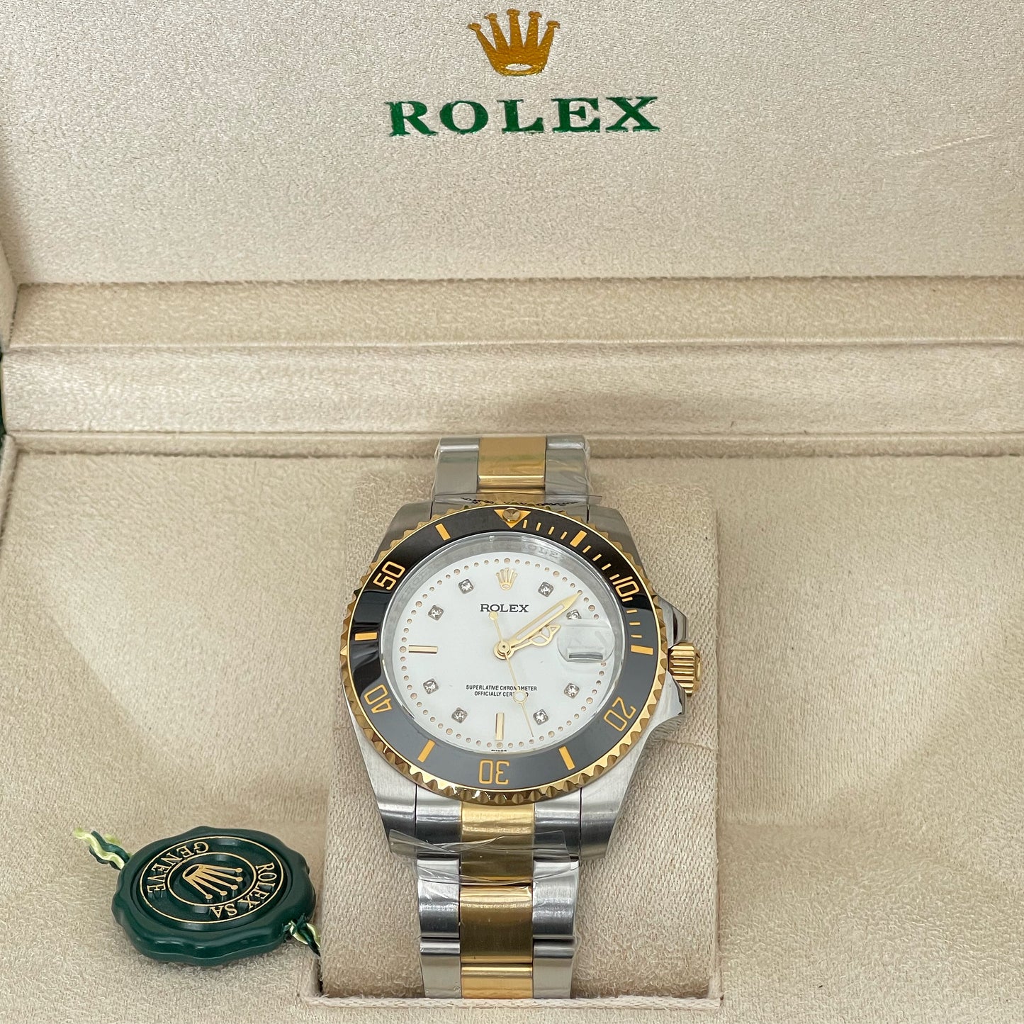 White face s&g rolex