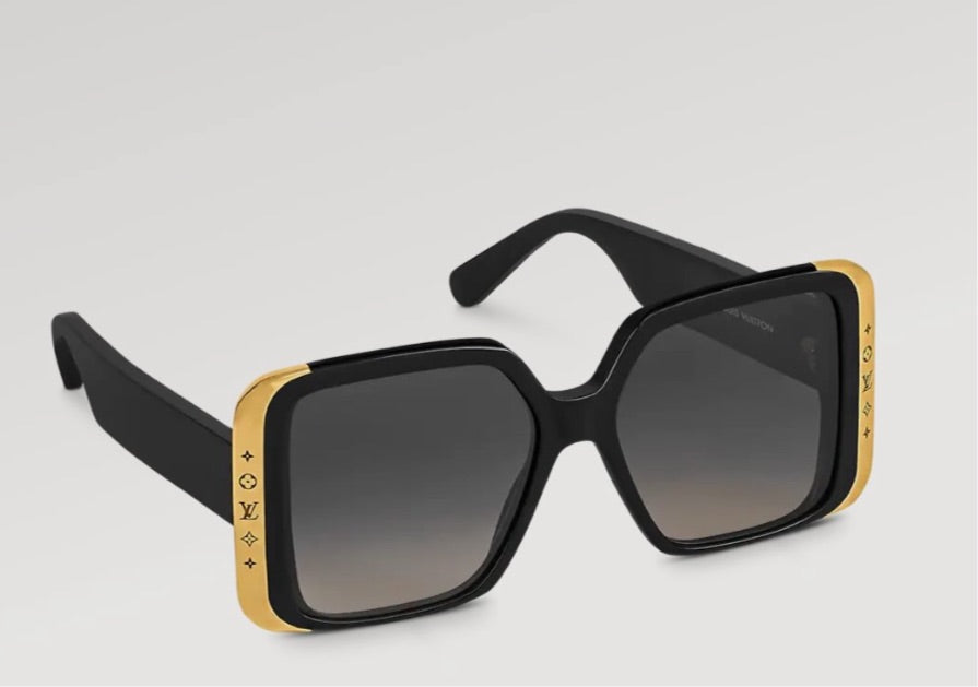 Lv black and gold sunnies