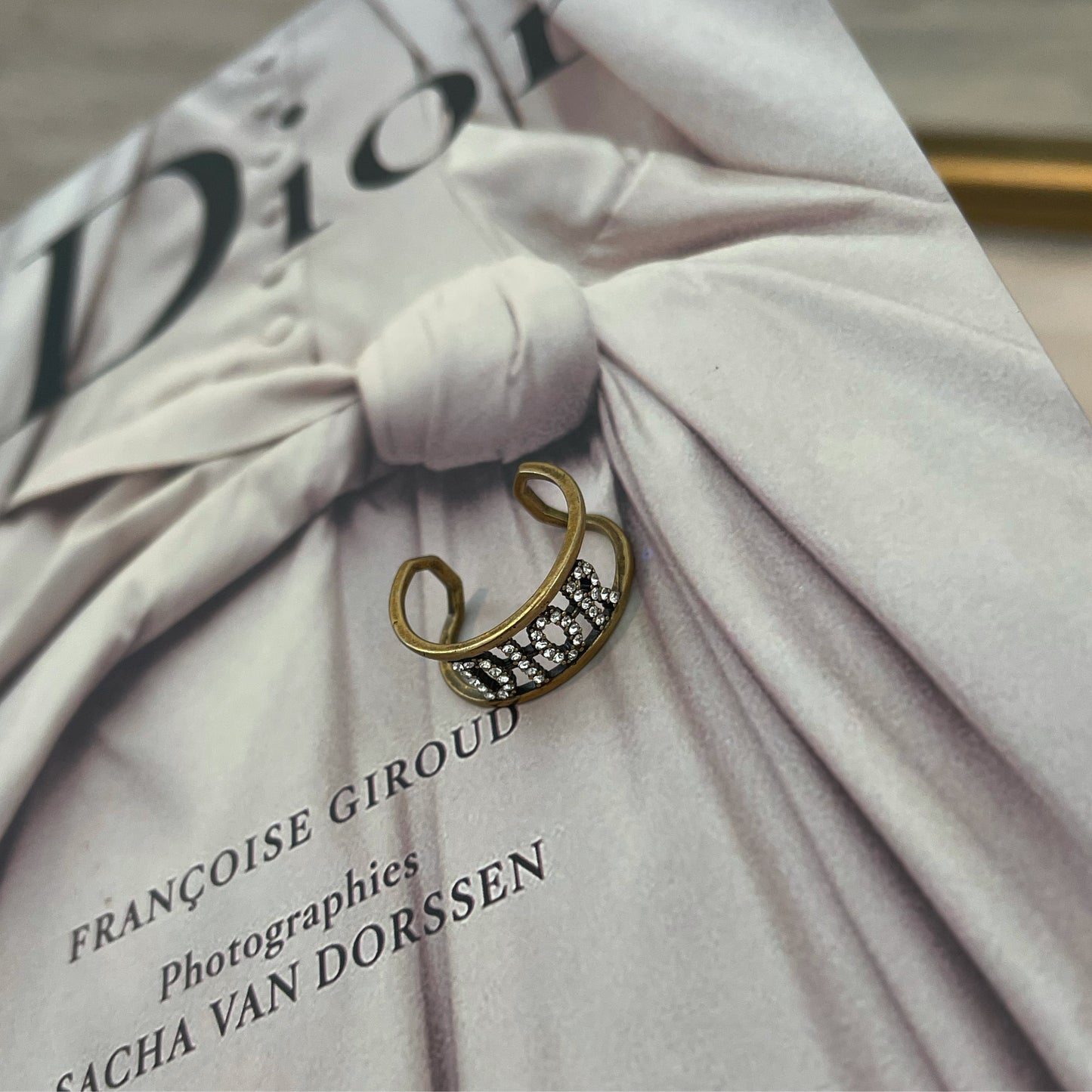 Dior cuff ring