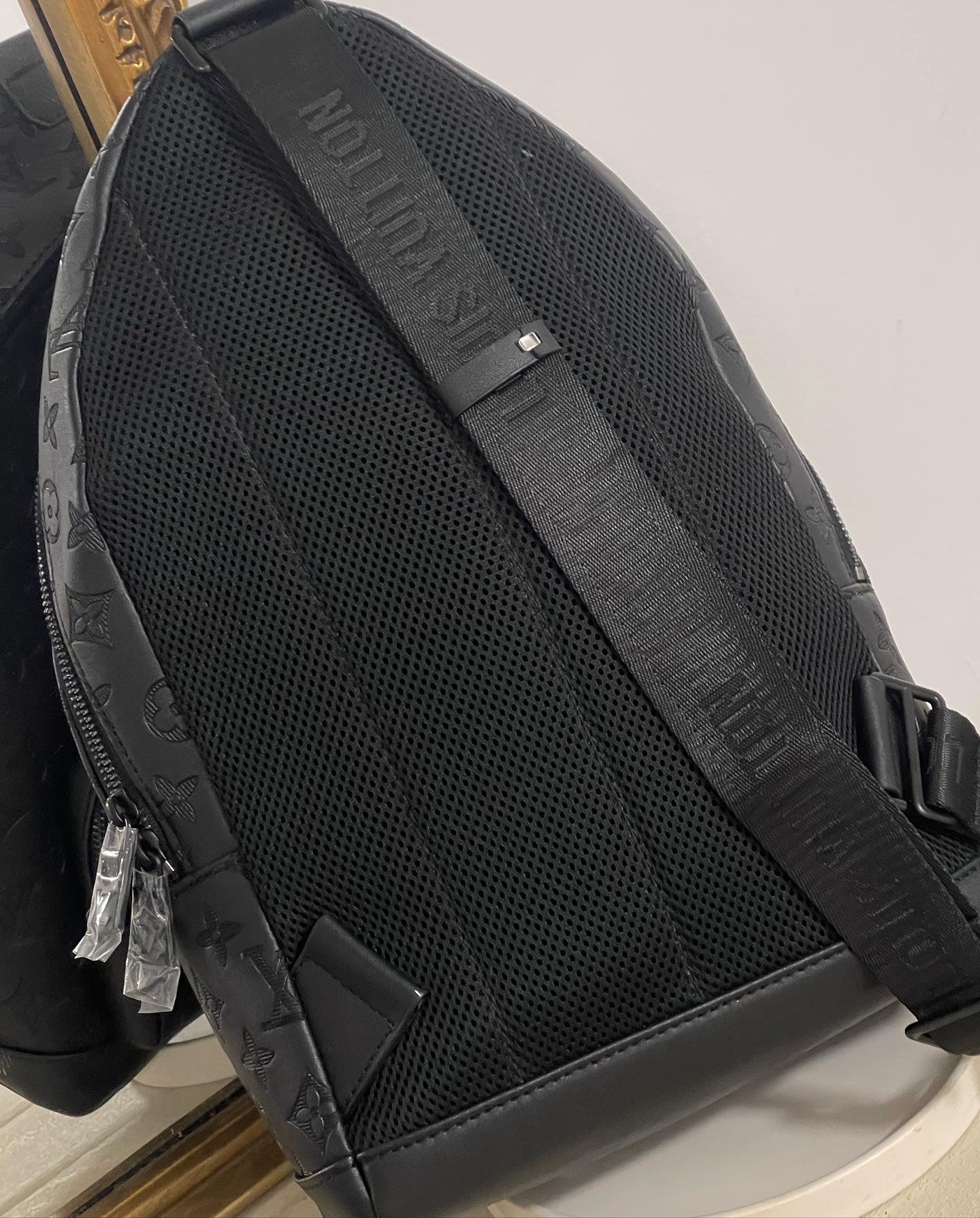 Black medium lv backpack