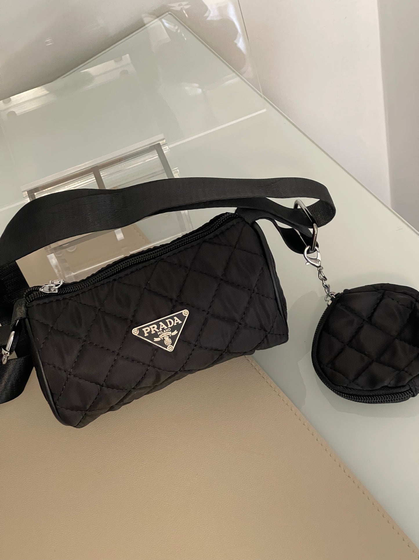 Mini round Prada