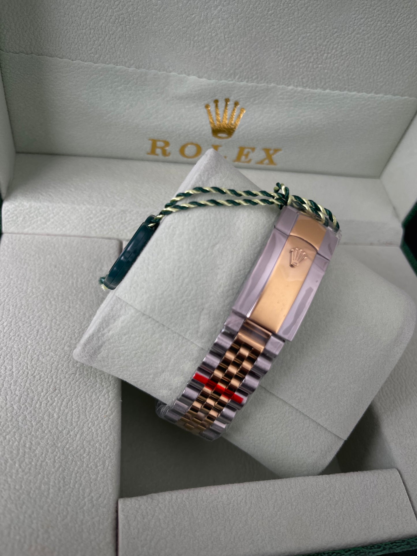 Rolex silver and gold