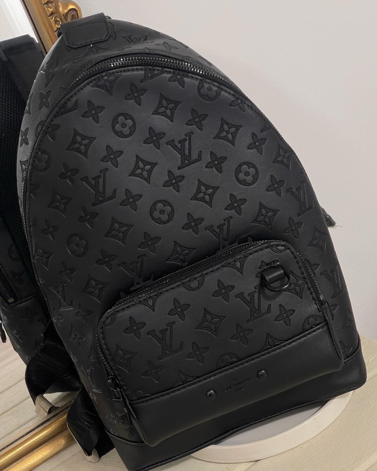 Black medium lv backpack