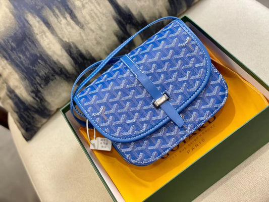 Goyard cross body blue