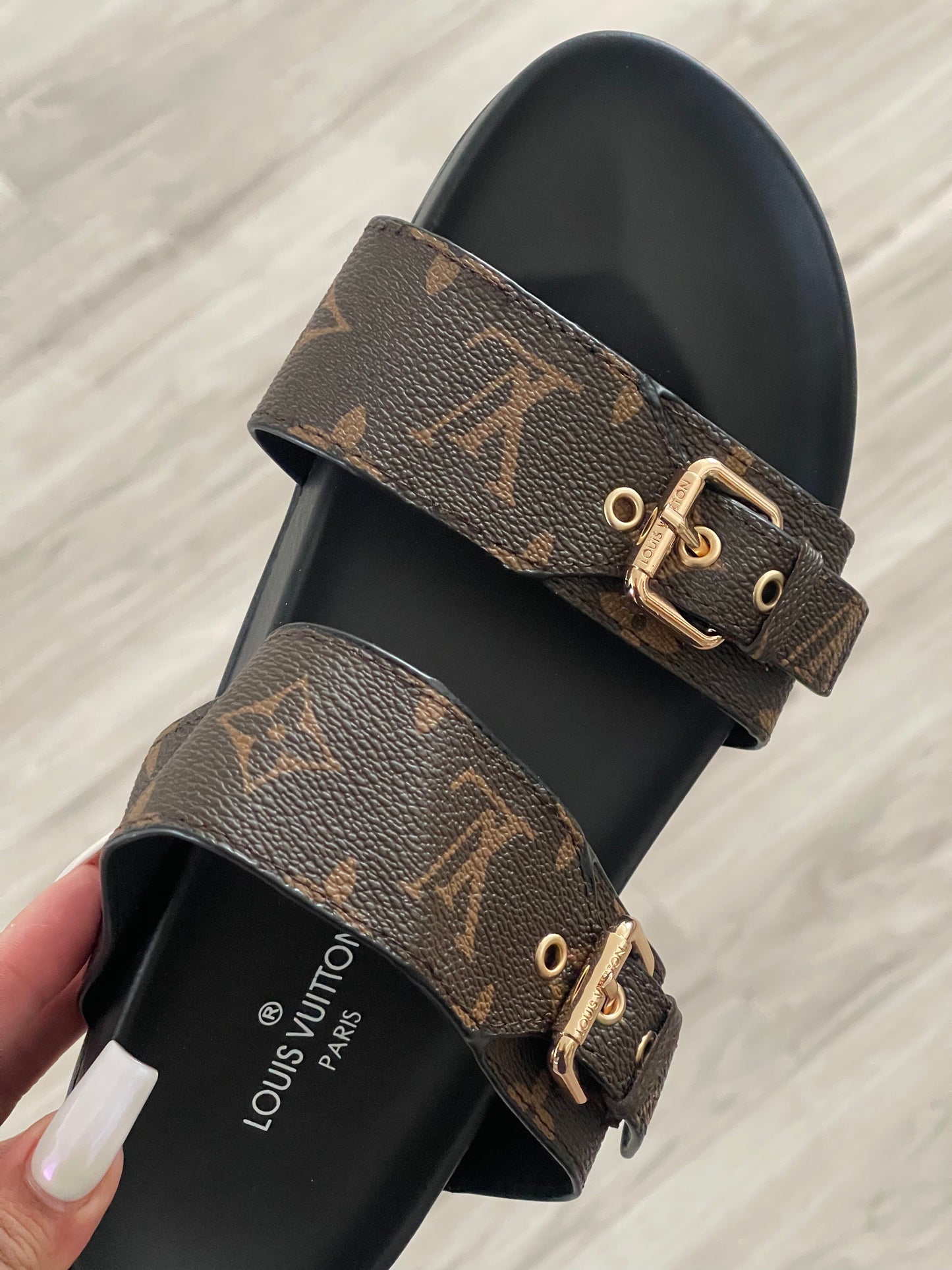 Lv double strap sandal preorder Jaazielave