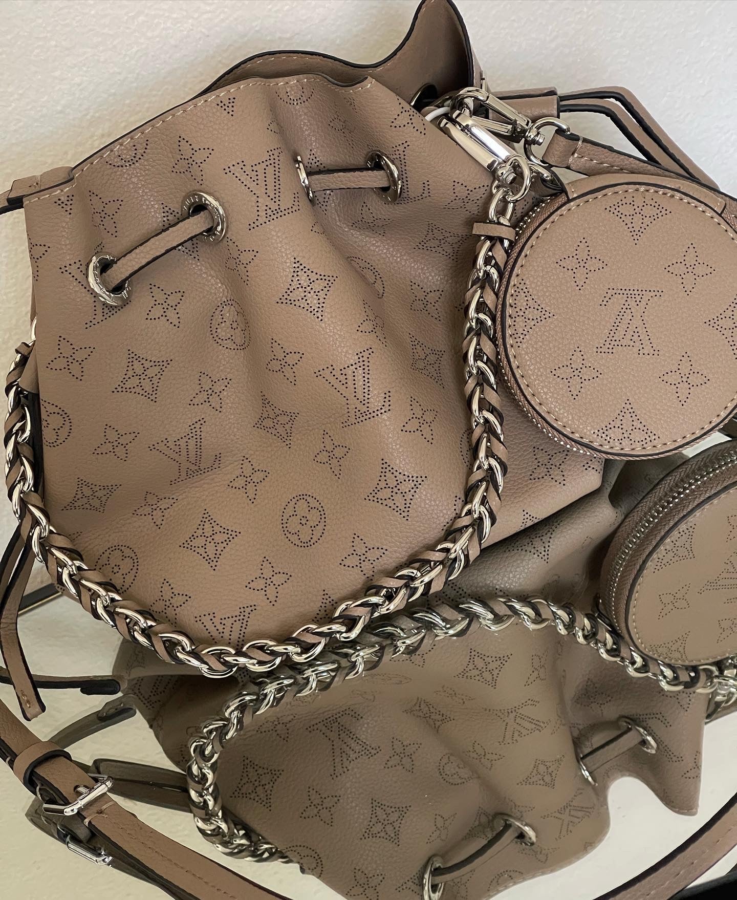 Taupe Mini lv bucket pre order