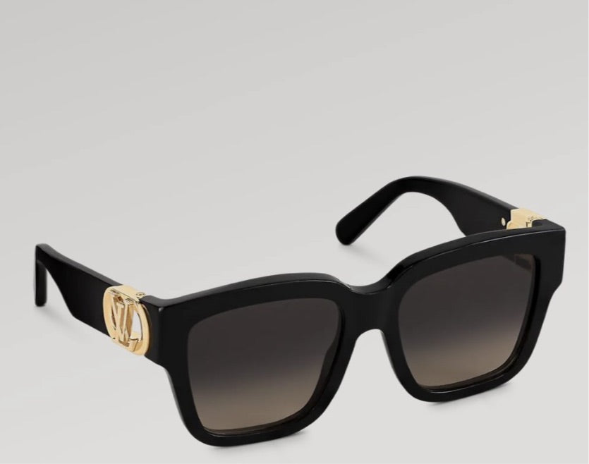 Lv black and gold sunnies